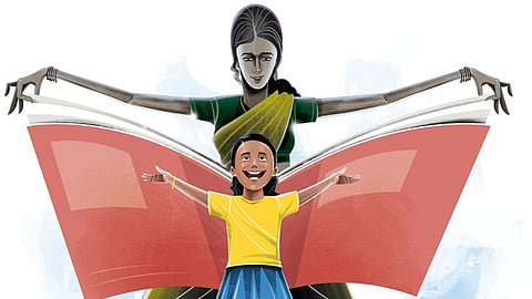 Kenamma, a student of an Adi Dravidar Welfare school in Tiruvallur, was determined to clear the exams even with the limited resources at her disposal.