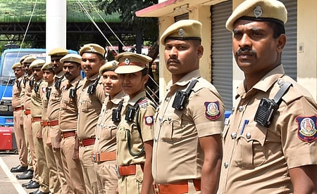 Image of TN police personnel used for representational purposes only.