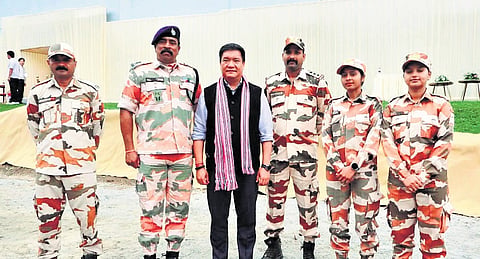 CM Pema Khandu visits Kibithu village adjoining India-China border