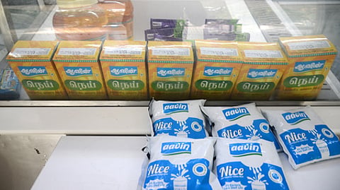 Image of Aavin products used for representative purpose.