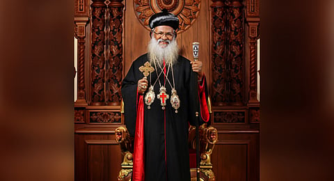 H.H. Baselios Marthoma Mathews III the Catholicos of the East and Malankara Metropolitan of the Malankara Church.