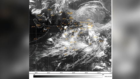A low-pressure area formed over the Bay of Bengal on Tuesday and is likely to trigger rainfall in parts of the state during next four days.