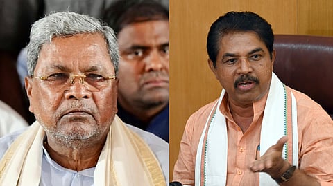 Chief Minister Siddaramaiah (L), Leader of Opposition in the Assembly R Ashoka