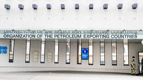 The building headquarters of OPEC (Organization of the Petroleum Exporting Countries) in Vienna, Austria, on May 28, 2025.