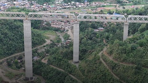 The Noney Bridge in Manipur.