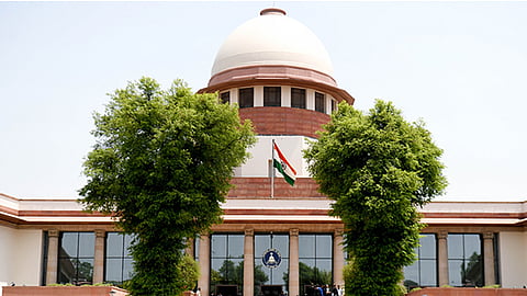 A view of the Supreme Court of India premises in New Delhi.