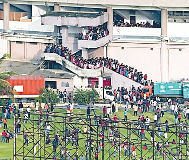 The DC on Thursday inspected the different gates at the stadium where the deaths and injuries were reported and said the probe report will be submitted in 15 days.