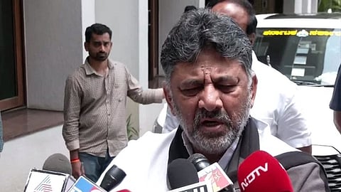 Karnataka Dy CM DK Shivakumar addressing the media for the first time following the devastating stampede outside Bengaluru's M. Chinnaswamy Stadium