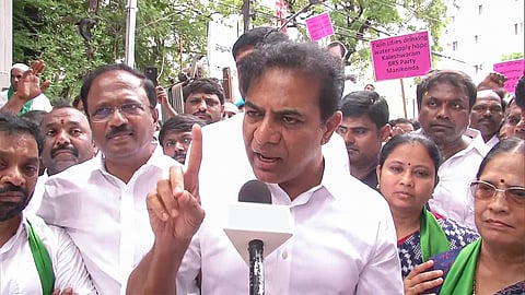 BRS Working President KT Rama Rao.
