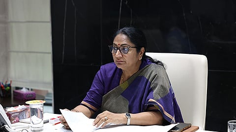 Delhi CM Rekha Gupta today labelled Punjab CM Bhagwant Mann as a mask (mukhota) and asserted that his administration is effectively controlled by AAP leaders.