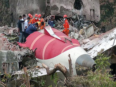 The Boeing 787-8 Dreamliner with 242 persons on board crashed into a medical college complex in Ahmedabad.