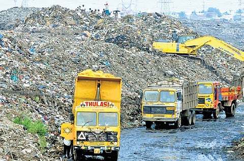 Transfer stations are designated spots where the collected waste is dumped temporarily before being transported to the processing sites or dump yards.