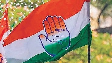 The congress flag used for representational purposes only.