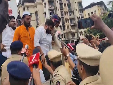 Maharashtra, July 2025: MNS leader Avinash Jadhav detained before counter traders' protest in Mira Bhayandar