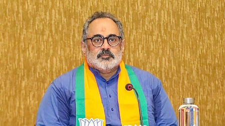 Kerala BJP state president Rajeev Chandrasekhar