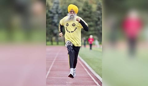 114-year old Fauja Singh