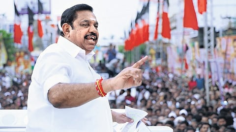 EPS campaigning in Chidambaram on Wednesday