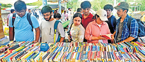 From rare first editions to Rs 10 paperbacks, the iconic Sunday market continues to thrive at Mahila Haat — guided by instinct, memory, and readerly serendipity