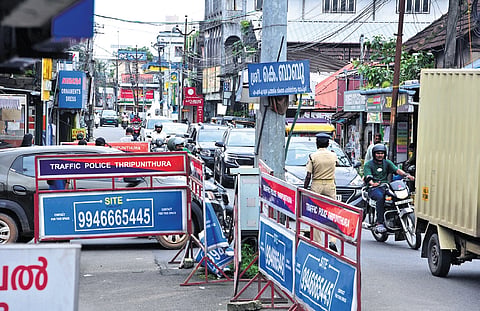 The congested Kizhakkekotta junction is among the areas to be developed as part of the SN Junction-Poothotta road widening project.