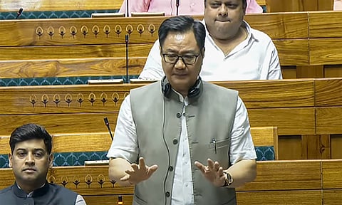 Parliamentary Affairs Minister Kiren Rijiju.