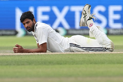 India offie Washington Sundar did not bowl till after 68 overs during England's first innings in Manchester