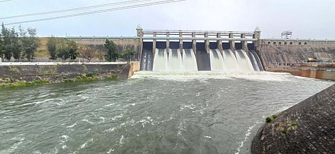 Amaravathi, one of the major dams in Tiruppur district.