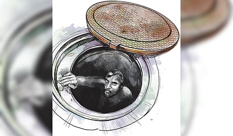 Seven manual scavenging deaths have occurred in Karnataka since the SC order in 2023, and the state government has paid no compensation to the families of the deceased.