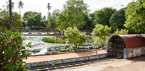 The condition of a recreational park near the Mukkombu barrage.