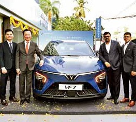 The Teynampet showroom is VinFast’s largest facility among the 35 showrooms to open this year