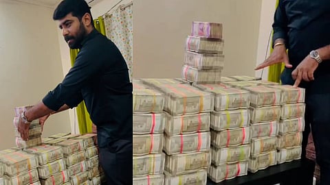 YSRCP leader Chevireddy's aide was caught with videos showing massive stacks of cash.
