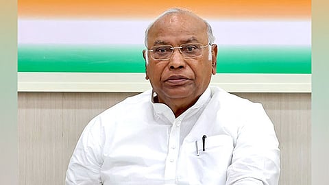 Congress leader Mallikarjun Kharge.