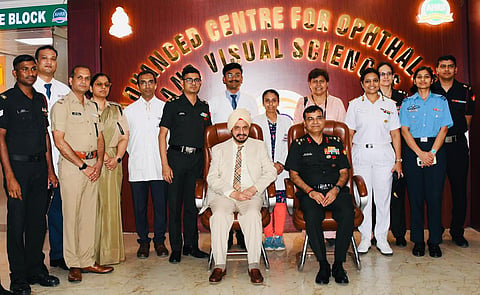 Army Hospital Research and Referral Centre had the honour to welcome the legendary Prof Harminder Singh Dua from Nottingham, UK.