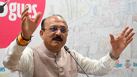 Delhi Minister Ashish Sood speaks during the 26th edition of Delhi Dialogues.