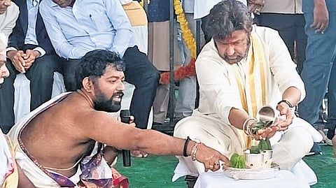 Hindupur MLA Nandamuri Balakrishna, on Tuesday launched construction works for a state-of-the-art cancer care campus at Thullur in the Amaravati capital region.