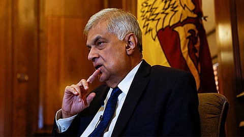 Former Sri Lankan President Ranil Wickremesinghe