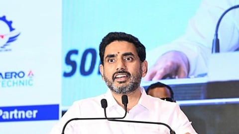 Minister for IT Nara Lokesh