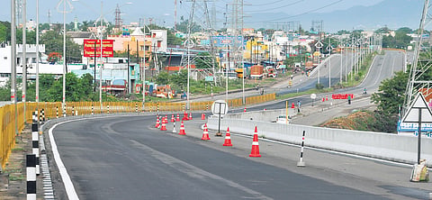 The Bengaluru–Chennai highway stretch in Vellore district.