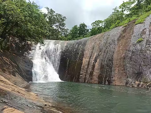 The boy, identified as Lipun Behera, had gone to the waterfall with two of his friends.