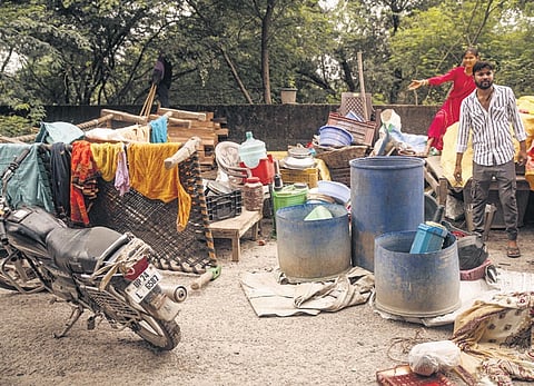 Several complaints poured in from Sector 107 in Gurugram—Solera and M3M societies—where residents said massive waterlogging and electricity issues demanded immediate attention.