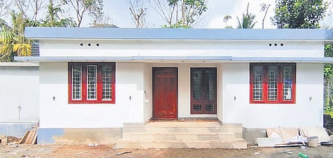 The house built under the leadership of Linsi George for her students at Kozhimala.