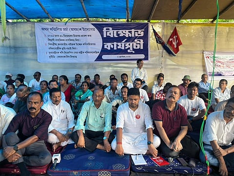 Assam witnessed fresh protests against the Citizenship (Amendment) Act (CAA) on Thursday after the Centre extended the controversial law’s cut-off date.
