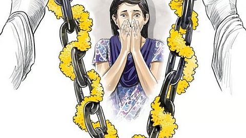 Failing to convince her parents to abandon the marriage, the teenager from a village under Phiringia police limits took matters into her own hands.