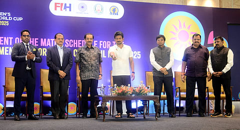 TN Deputy CM Udhayanidhi Stalin unveiled FIH Hockey Men's Junior World Cup Tamil Nadu 2025