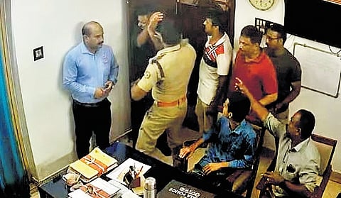 CCTV footage of the police torture at Peechi police station in 2023