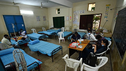 School sources said a few girls of the hostel complained of diarrhoea and vomiting after taking lunch on Friday.