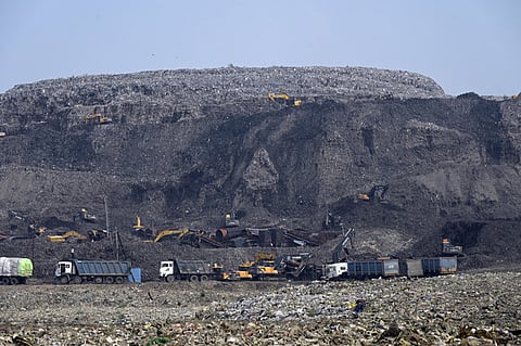 Bhalswa Landfill Site, dump yard in Delhi