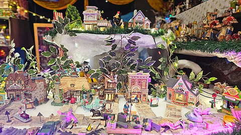 A set up with Kashmir tourism as its theme by Anupama Hoskere