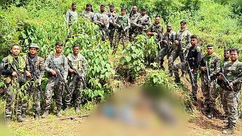 Security forces had gunned down three members of the banned Maoist outfit, Jharkhand Jan Mukti Parishad (JJMP), including two Sub-zonal Commanders.