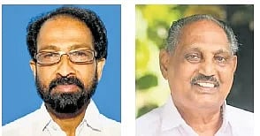 T J Isaac (L) and N D Appachan