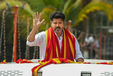 Tamilaga Vettri Kazhagam (TVK) Chief Vijay.